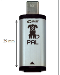 Gamry PAL Portable Potentiostat measure 29 mm high