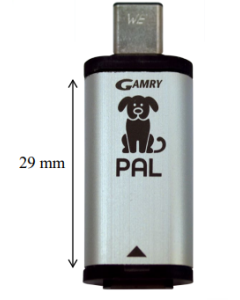 Gamry PAL Portable Potentiostat measure 29 mm high